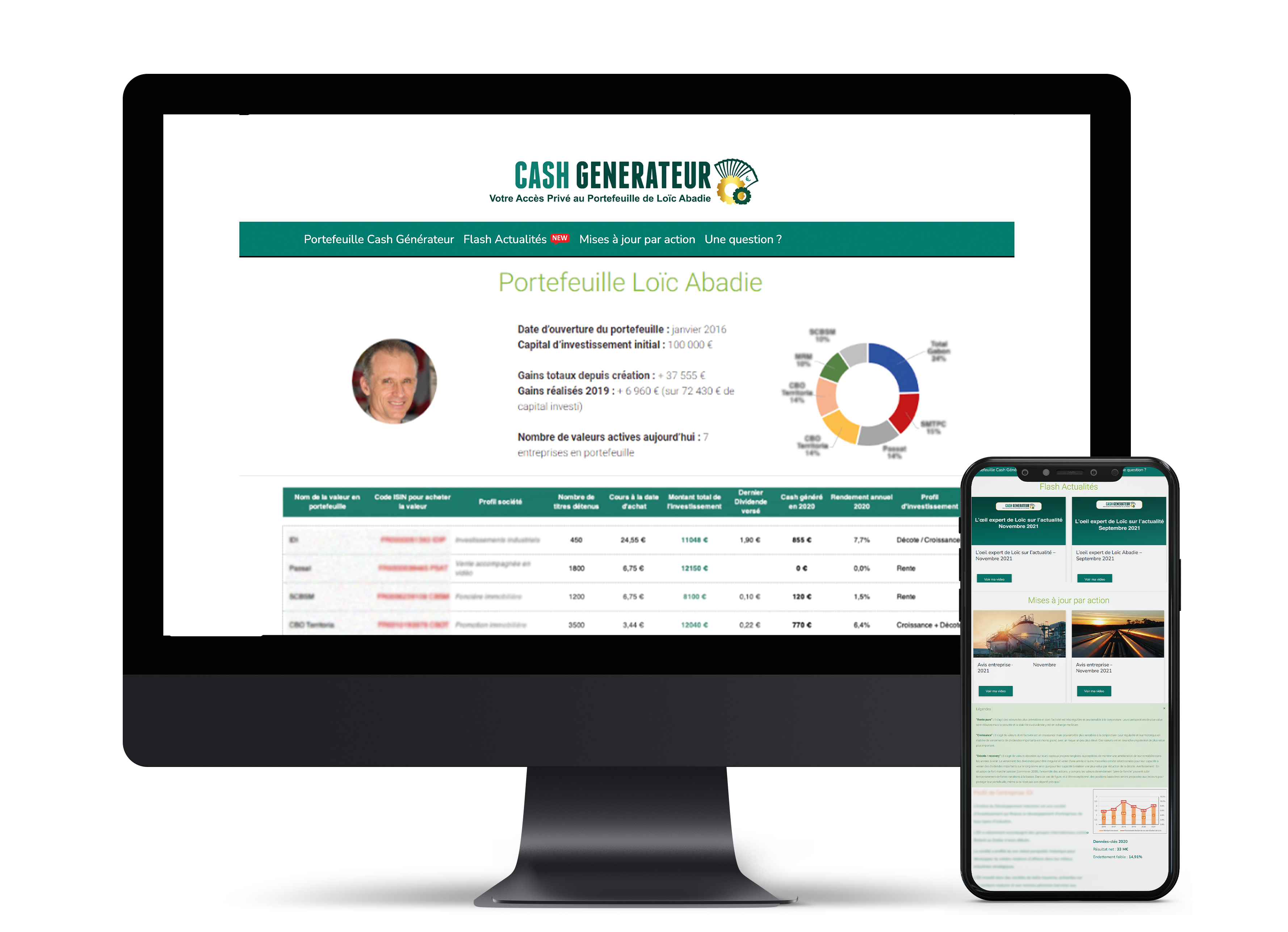 Plateforme Cash générateur 2